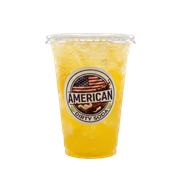 Mango Citrus Energy — Tropical power, zero compromise. Available at American Dirty Soda, Buchanan Galleries, Glasgow