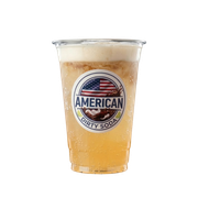Peach Lemon Sparkler — American Dirty Soda Glasgow